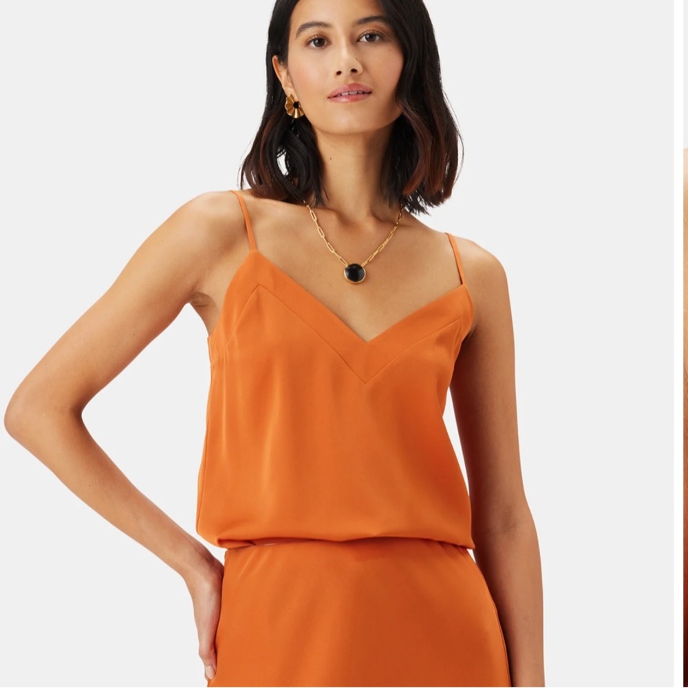 Amour Vert Barlow burnt Orange Tank Top shell XL